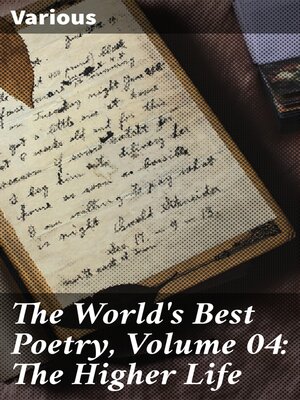 cover image of The World's Best Poetry, Volume 04